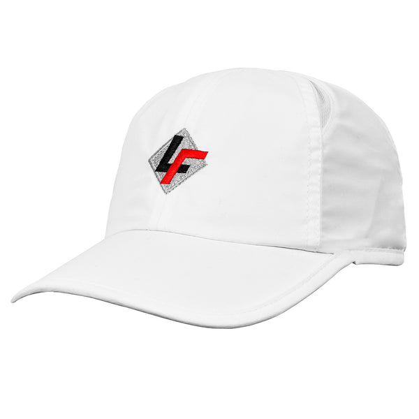LF Logo Performance Cap- White - SSI Tennis Apparel
